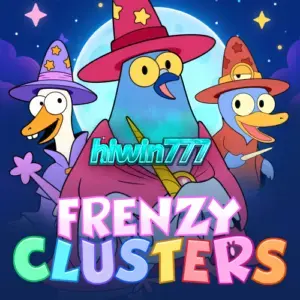Tampilan visual grid 7x7 pada permainan slot Frenzy Clusters