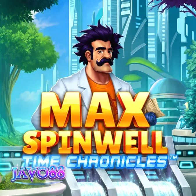 Tampilan visual slot Max Spinwell: Time Chronicles dengan tema perjalanan waktu